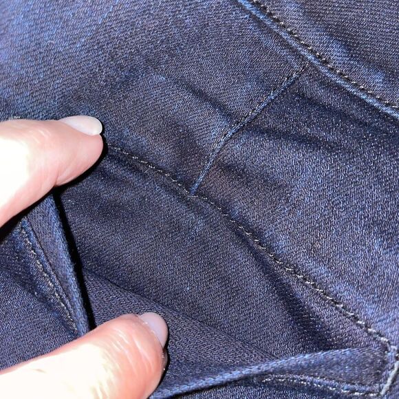 Lauren Ralph Lauren dark denim skirt condition size 12 cotton polyester western - Picture 9 of 15